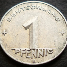 Moneda 1 PFENNIG RDG - GERMANIA DEMOCRATA, anul 1953 * cod 3218 = litera E