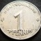 Moneda 1 PFENNIG RDG - GERMANIA DEMOCRATA, anul 1953 * cod 3218 = litera E