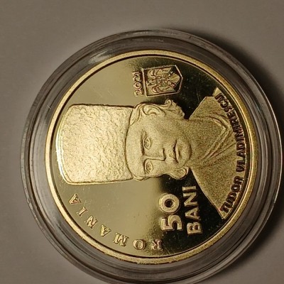 Moneda 50 bani 2021 Proof. Tudor Vladimirescu foto