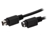 Cablu PS/2 Negru 2m Conexiune 1:1