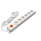 Cumpara ieftin Prelungitor Mutlusan, cu intrerupator si led, 3 m, 6 prize