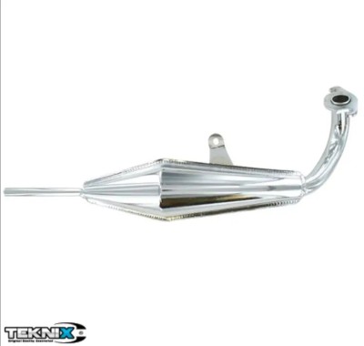 Toba esapament cromata moped Peugeot 101 - 102 - 103 - 103 MVL - 104 - Vogue LE - LN - S2 - S2A - SE - SX -SXA - VSX 2T AC 50cc foto