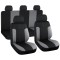 Set huse scaune Dacia Logan II (2012-2020) Trend Negru-Gri