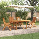 vidaXL Set de masă pentru grădină 5 pcs Maro Lemn Solid de Acacia 3375714