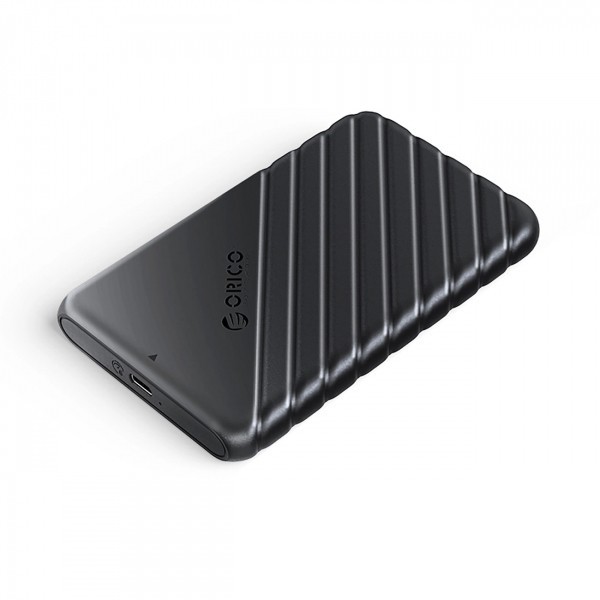 Rack Orico 25PW1C-C3 pentru HDD / SSD SATA 2.5inch, USB-C, Negru