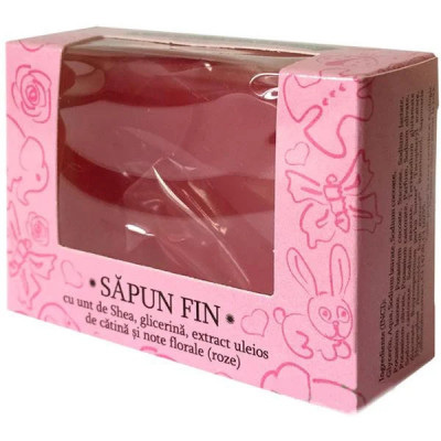 SAPUN FIN CU SHEA&amp;amp;GLICERINA&amp;amp;CATINA&amp;amp;ROZE 50G foto