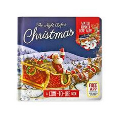 The Night Before Christmas - Come-to-Life Augmented Reality Board Book - Little Hippo Books