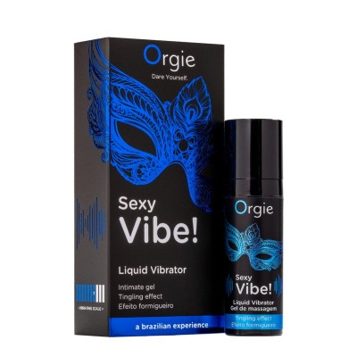 Gel stimulator unisex Sexy Vibe! Liquid Vibrator, 15ml foto