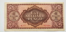 Ungaria - 1 Miliard Pengo 1946 foto
