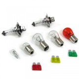 Set de 10 piese cu becuri si sigurante 12 Volt H7 S25 G18 T10 Performance AutoTuning