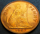 Cumpara ieftin Moneda 1 (ONE) PENNY - ANGLIA / MAREA BRITANIA, anul 1967 *cod 2229 B = A.UNC, Europa