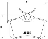 BREMBO P 85 017 PRIME LINE set placute frana,frana disc