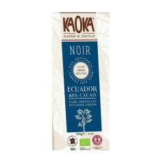 Ciocolata Neagra 80% Ecuador Bio 100gr Kaoka