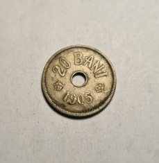 20 bani 1905 foto