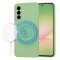 Husa MagSafe pentru Samsung Galaxy A56 A566, Techsuit, SoftFlex, Verde Deschis