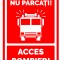 Indicator de parcare nu parcati acces pompieri