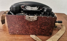 Telefon de campanie 1953 model ATI 52 armata romana foto