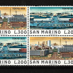 San Marino, 1975 | Metropole ale lumii (II) - Tokyo - Peisaj urban | MNH | aph