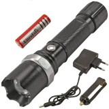 Lanterna LED reincarcabila, zoom, 10W