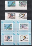 Centrafricana 1980 - Medaliați la Jocurile Olimpice, Serie NDT, SUPRATIPAR + 4 Colite DE LUX NDT, PA, MNH