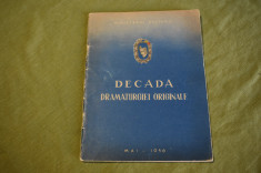 Decada dramaturgiei originale mai 1956 teatru foto