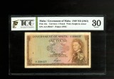 Malta 1pound 1949 P26a