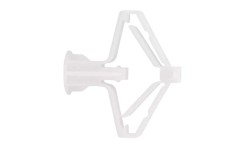 Diblu din plastic pentru gips carton, tip fluture diametru 10mm, lungime 35mm