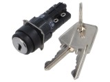 Comutator rotativ cu cheie EAO 16mm 2 NC + 2 NO cod 51-236.025D2