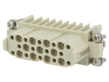 Conector HDC Inserturi Contact Mamă Han D 25 PE