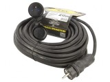 Prelungitor electric negru 20m 16A