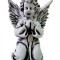 Statueta decorativa, Inger, Alb, 35 cm, DVAN0024-7P