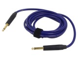 Cablu Jack 6,3mm 2 Pin 3m Albastru
