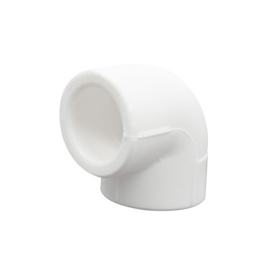 Cot PPR, 32 x 32 mm, alb, 90 grade foto