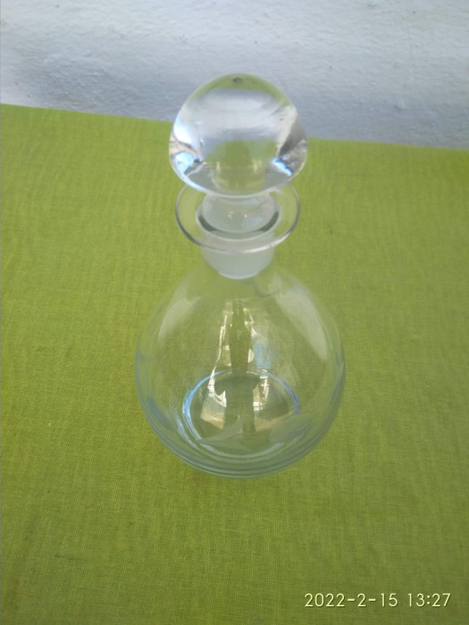 Decantor, sticla pentru tarie