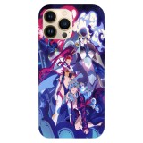 Husa compatibila cu Apple iPhone 15 Pro model Gurren Lagann Anime, Silicon, TPU, Viceversa, Transparent, Carcasa