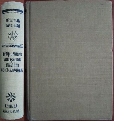 Octavian Barbosa - Dictionarul artistilor romani contemporani (1976) 535 pag. foto