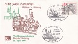 FILATELIE TEMATICA - PLIC GERMANIA TEMATICA TRANSPORT TRENURI, Transporturi, Stampilat