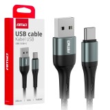 Cablu de &icirc;ncărcare USB-A - USB-C 3A 200cm FullLINK AMIO-03912