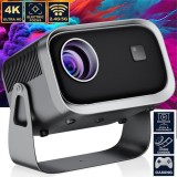 Videoproiector LED LCD Portabil 1280x720P, Linomag&reg;, 150 ANSI lumeni, Contrast 2000:1, WiFi, Bluetooth, HDMI, AV, USB, Dark Ash Silver