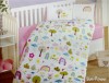 Lenjerie de pat pentru copii , model Sun Flower, bumbac ranforce, 4 piese