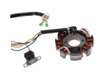 Stator ATV 70cc 4T, 8 Bobine + Senzor Sc&acirc;nteie, Magnetou 5 Fire, Diametru 89mm