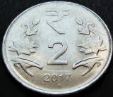 Cumpara ieftin Moneda 2 RUPII - INDIA, anul 2017 * cod 316, Asia