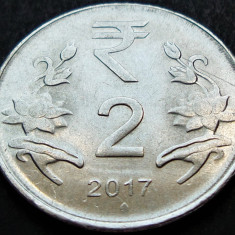 Moneda 2 RUPII - INDIA, anul 2017 * cod 316