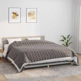 VidaXL Pătură cu greutăți, gri, 235x290 cm, 11 kg, material textil 350786
