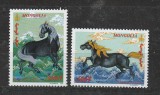 Mongolia 2002 - #808 Anul Calului - 2v MNH, Nestampilat