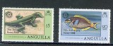 Anguilla 1980 - Rotary, supratipar pe fauna, animale, serie neuzata
