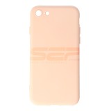 Husa Silicon iPhone SE 2022 Pink Sand - Calitate Premium, High Copy Apple