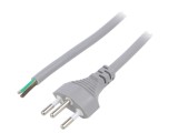 Cablu 3x1mm&sup2; SEV-1011 J mufă PVC 1,8m gri 10A 250V