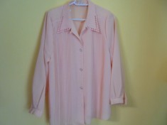 CAMASA/BLUZA ELEGANTA, CU MANECI LUNGI, BANAN, DIN POLIESTER, MARIMEA M,