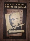 Pagini de jurnal- Radu R. Rosetti